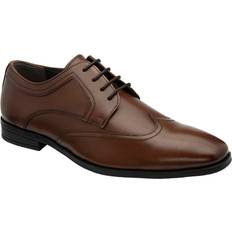 Frank Wright Men's Reid Mens Derby Shoes Brown