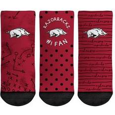 Polyester Socks Rock Em Socks Toddler Arkansas Razorbacks #1 Fan 3-Pack Crew Set