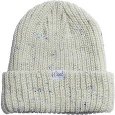 Coal The Edith Rainbow Speckle Chunky Knit Beanie White