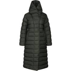 Didriksons S - Women Coats Didriksons Women’s Stella Padded Quilted Parka Deep Green