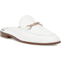 44 ½ Clogs Anne Klein Women's Boston Mules White Smooth