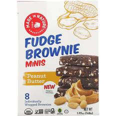 Made In Nature Fudge Brownie Minis Organic Peanut Butter 8