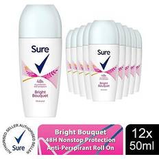 Sure Roll-Ons Deodorants Sure women roll on bright bouquet anti-perspirant deo 50ml