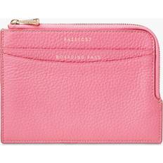 Aspinal of London Candy Pink Logo-embossed Leather Travel Wallet