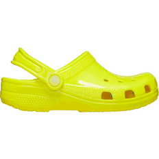 Women - Yellow Slippers & Sandals Crocs Classic Neon Highlighter - Acidity