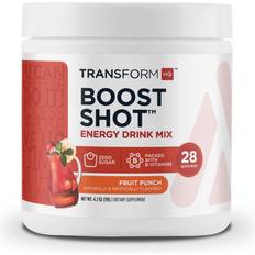 TransformHQ Boost Shot Energy Drink Mix Servings Fruit Punch