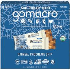 GoMacro Organic Gluten Free Mini Bars Oatmeal Chocolate Chip 8 Bars