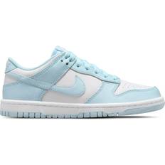 Turf Football Shoes Nike Dunk Low GS - White/Glacier Blue