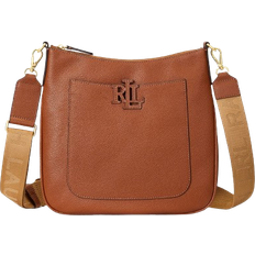 Lauren Ralph Lauren Pebbled Large Cameryn Crossbody - Tan