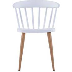 vidaXL Dining White Kitchen Chair 75cm 4pcs