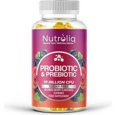 Nutroliq Prebiotic and Probiotic Sugar-Free Gummies 60 pcs