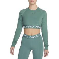 Nike Women Tank Tops Nike Pro 365 Dri-fit Long Sleeve Crop Top