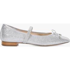 Silver - Women Ballerinas Dune London Holly Embellished Mary Shoes