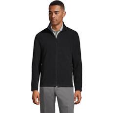 Lands' End Jackets Lands' End Men's School Uniform Full-Zip Mid-Weight Fleece Jacket Black Medium