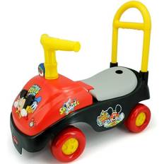 Kiddieland Disney Mickey Foldable Handle Ride-on W/ Interactive Dashboard & Sounds