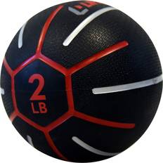 Lifeline Fitness Exercise Training Medicine Ball 2 lb. Black/Red