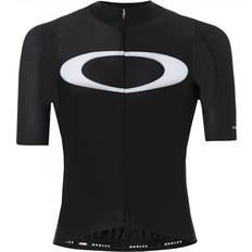 Oakley Premium Branded Zip Up Black Mens Cycling Road Jersey 434143 02E Nylon