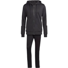 Adidas L - Men Jumpsuits & Overalls adidas 3-Stripes Track Suit - Black/White