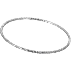 Hot Diamonds Woven Bangle - Silver/Diamond