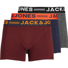 Jack & Jones Men's Underwear Jack & Jones Trunks 3-pack - Red/Burgundy