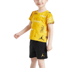 Fleece Other Sets Nike Infant Jordan All Over Print T-shirt/Shorts Set - Yellow