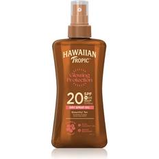 Hawaiian Tropic Sun Protection & Self Tan Hawaiian Tropic Glowing Protection Dry Oil Spray SPF20 200ml