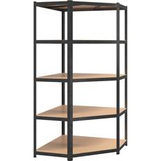 Wood Shelving Systems vidaXL 152881 Grey Shelving System 90x180cm