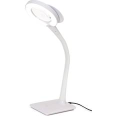 Magnifying White Table Lamp 10.6cm