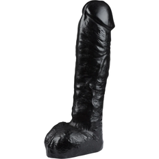 TPR Dildos Sex Toys All Black Realistic Dildo 29cm