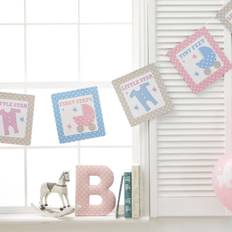 Neviti Baby Shower Tiny Feet Party Tableware Bunting