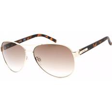 Calvin Klein Women Sunglasses Calvin Klein Brown Gradient Pilot R356S 718 62 Gold Tone