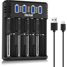 Dlyfull M4S 4 Bays USB Universal Charger