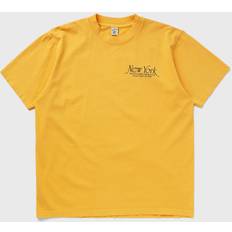 Sporty & Rich Yellow 'NY Health Wellness Club' T-Shirt FADED GOLD