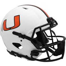 Riddell Miami Hurricanes LUNAR Alternate Revolution Speed Authentic Football Helmet