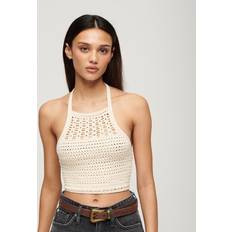 Superdry Blouses Superdry Cropped Halter Crochet Top