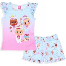 Intimo Cry Babies Magic Tears Toddler Girls Sleep Pajama Sleep Set Shirt And Shorts Kids