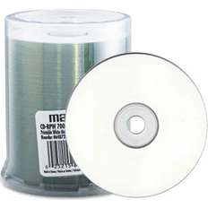 Inkjet printable Ritek 10 x Traxdata Ritek Full-Face Inkjet Printable CD In HQ Plastic Wallets 52x Speed