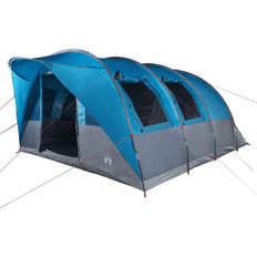 vidaXL Tunnel Tent for Camping 7 People Blue Waterproof