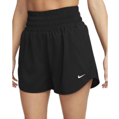 Nike Women's One Dri-FIT Ultra High Waisted 3" Brief Lined Shorts - Black