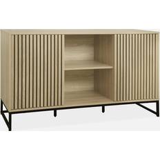 Black Sideboards Sweeek Contemporary Style Natural Sideboard 140x77cm