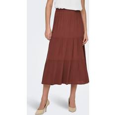 Red - Women Skirts Only Midi Skirt