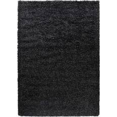 Serdim Rugs Living Room Shaggy Black 80x150cm