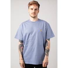 Gold T-shirts Carhartt WIP Blue Gold S/S Chase T-Shirt