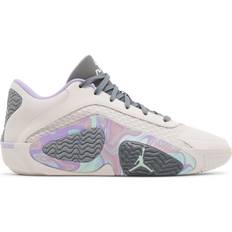 Pink - Women Basketball Shoes Nike Tatum 2 Sidewalk Chalk - Light Soft Pink/Smoke/Lilac/Mint Foam
