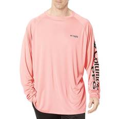 Columbia PFG Terminal Tackle Long Sleeve Tee - Sorbet/Black Logo