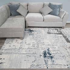 Polyester Carpets & Rugs The Rug House Designer Abstract Grey 120x170cm