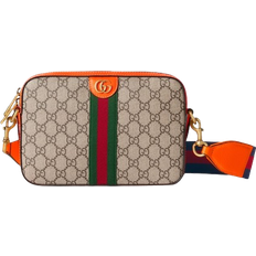 Gucci Ophidia Gg Small Crossbody Bag - Beige/Orange