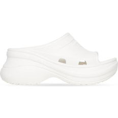 Balenciaga Women Outdoor Slippers Balenciaga Pool Crocs W - White