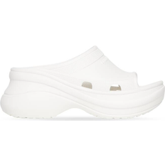 Balenciaga Women Outdoor Slippers Balenciaga Pool Crocs W - White