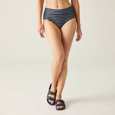 Blue Bikini Bottoms Regatta Women's Durable Paloma Swim Brief Navy White Stripe